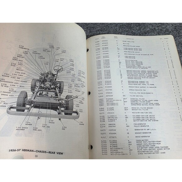 1960 Chevrolet Post Office Truck Service Parts Catalog GM Manual - Picture 7 of 7